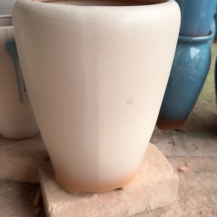 红陶微瑕花盆处理来啦