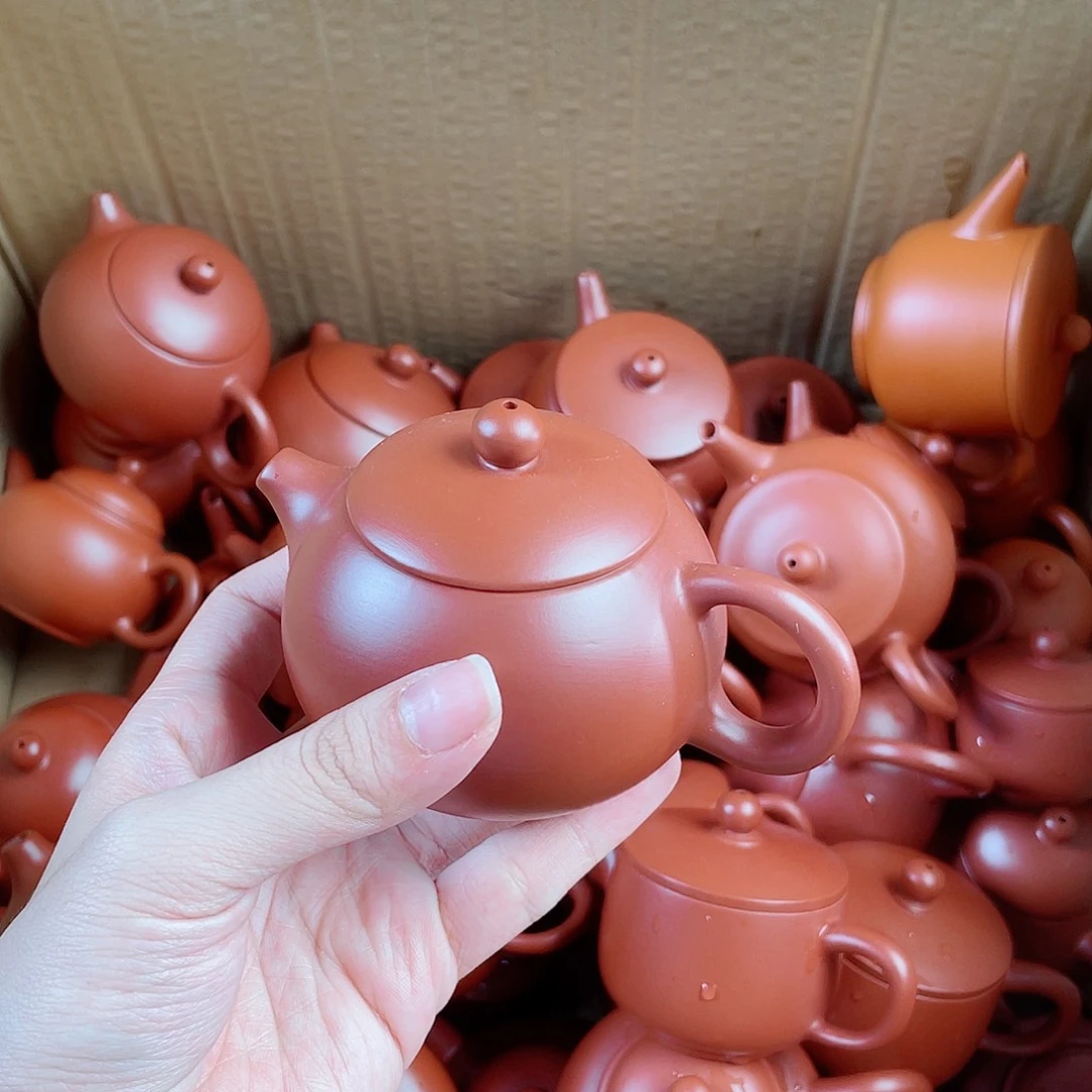 潮州朱泥壶小西施140 微瑕