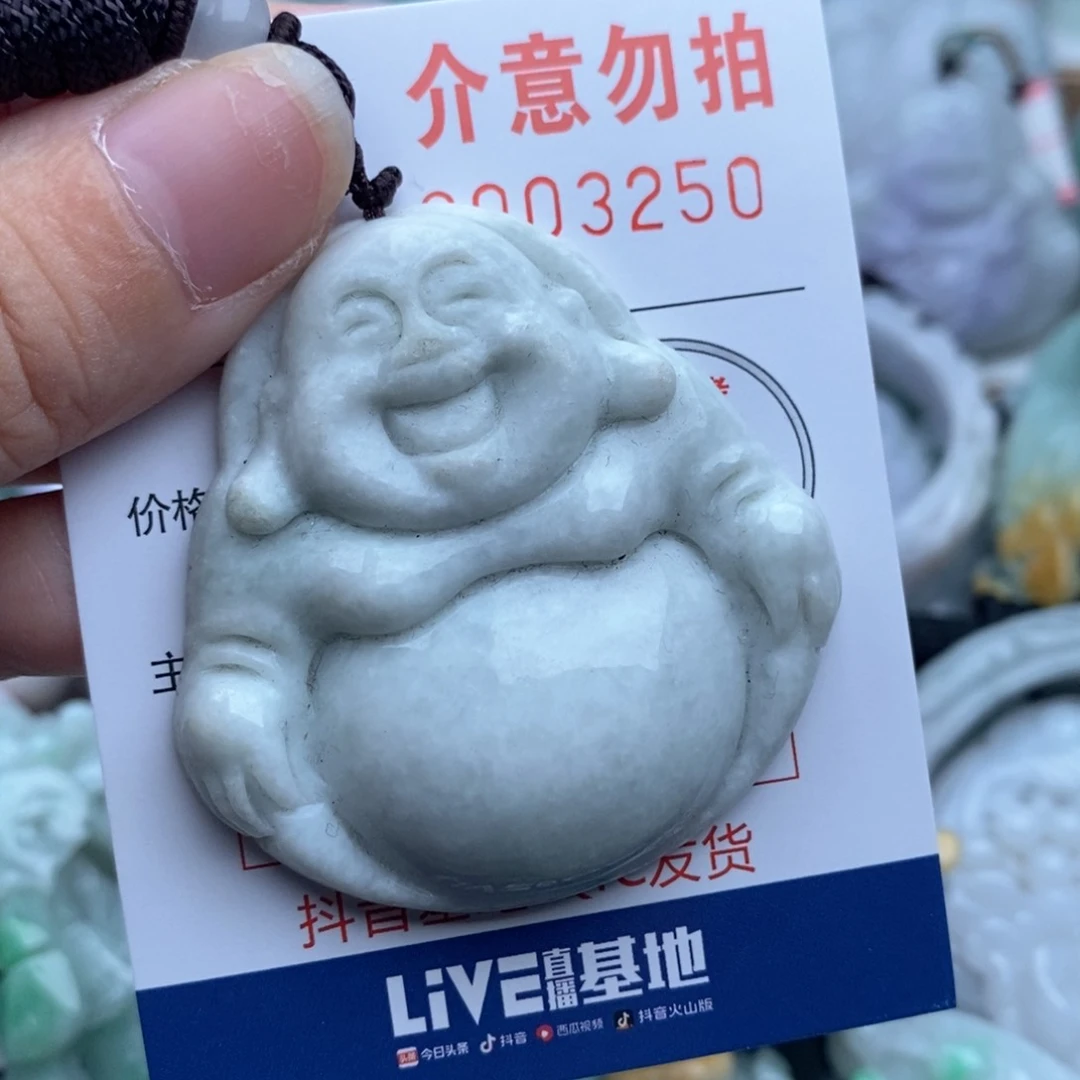 翡翠未镶嵌颈饰124456