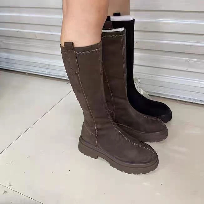 8850厚底新款时尚百搭不过膝骑士靴