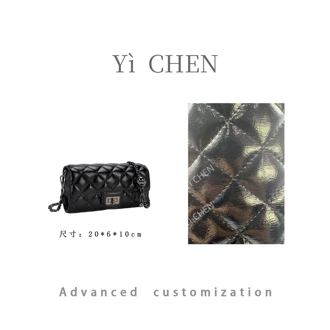 【Yì CHEN】QYX-81546-黑色 简约时尚女士新款轻奢单肩斜跨包