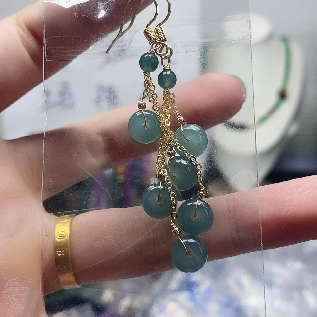 未镶嵌耳钉玛瑙/玉髓96