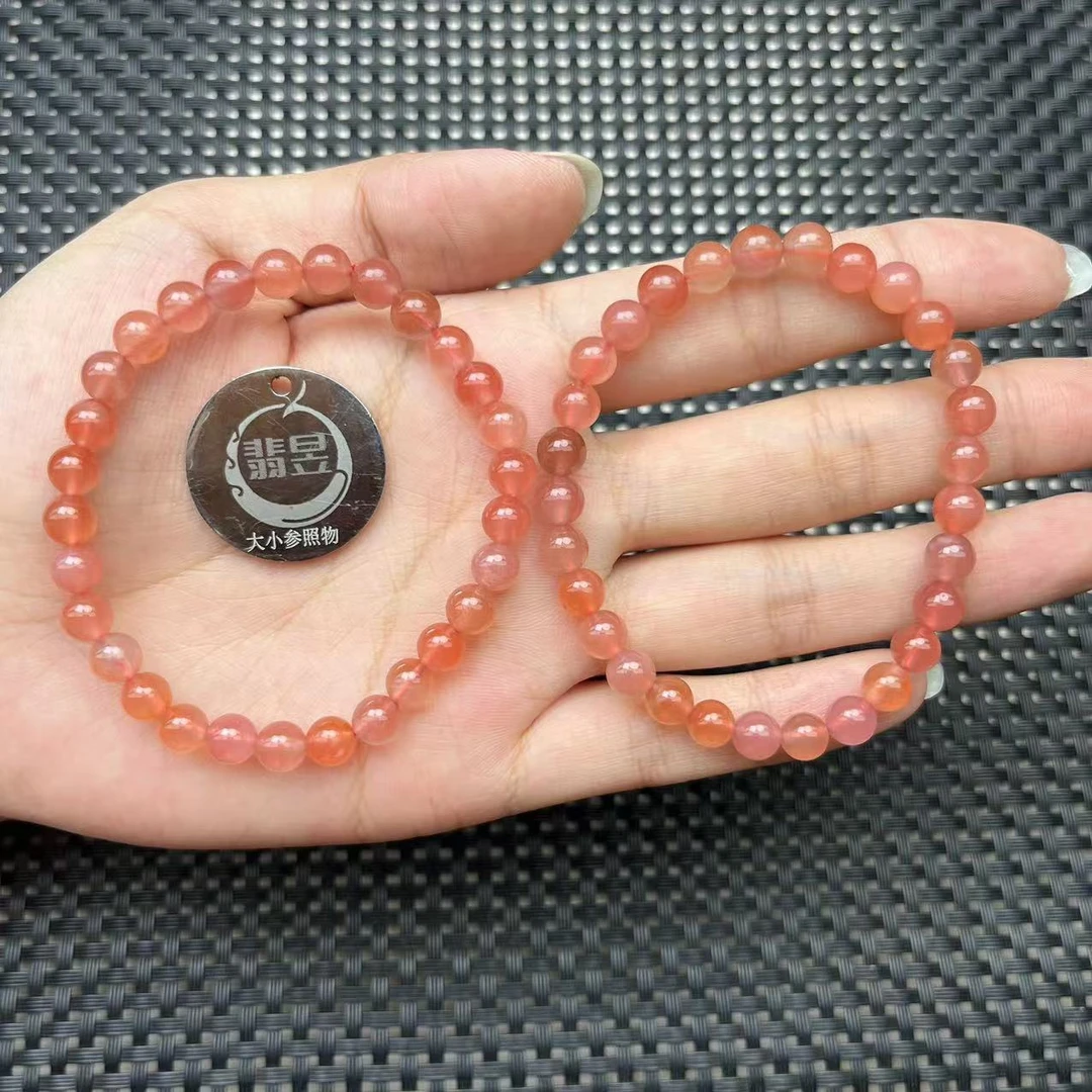 翡昱-N21-14945-南红手串/约5+/约28颗/-多样性发其一C