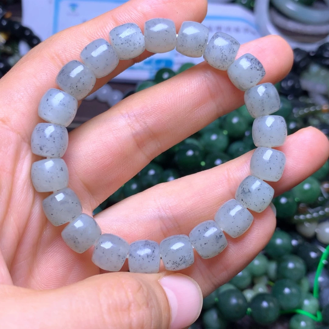 和田玉未镶嵌手串10