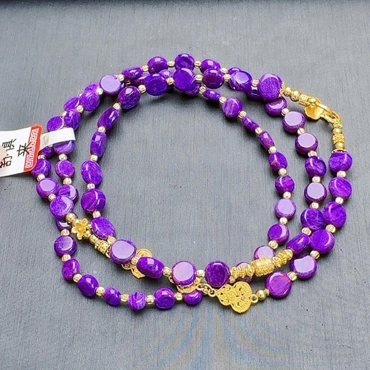 苏纪石（舒俱来）颈饰未镶嵌项链