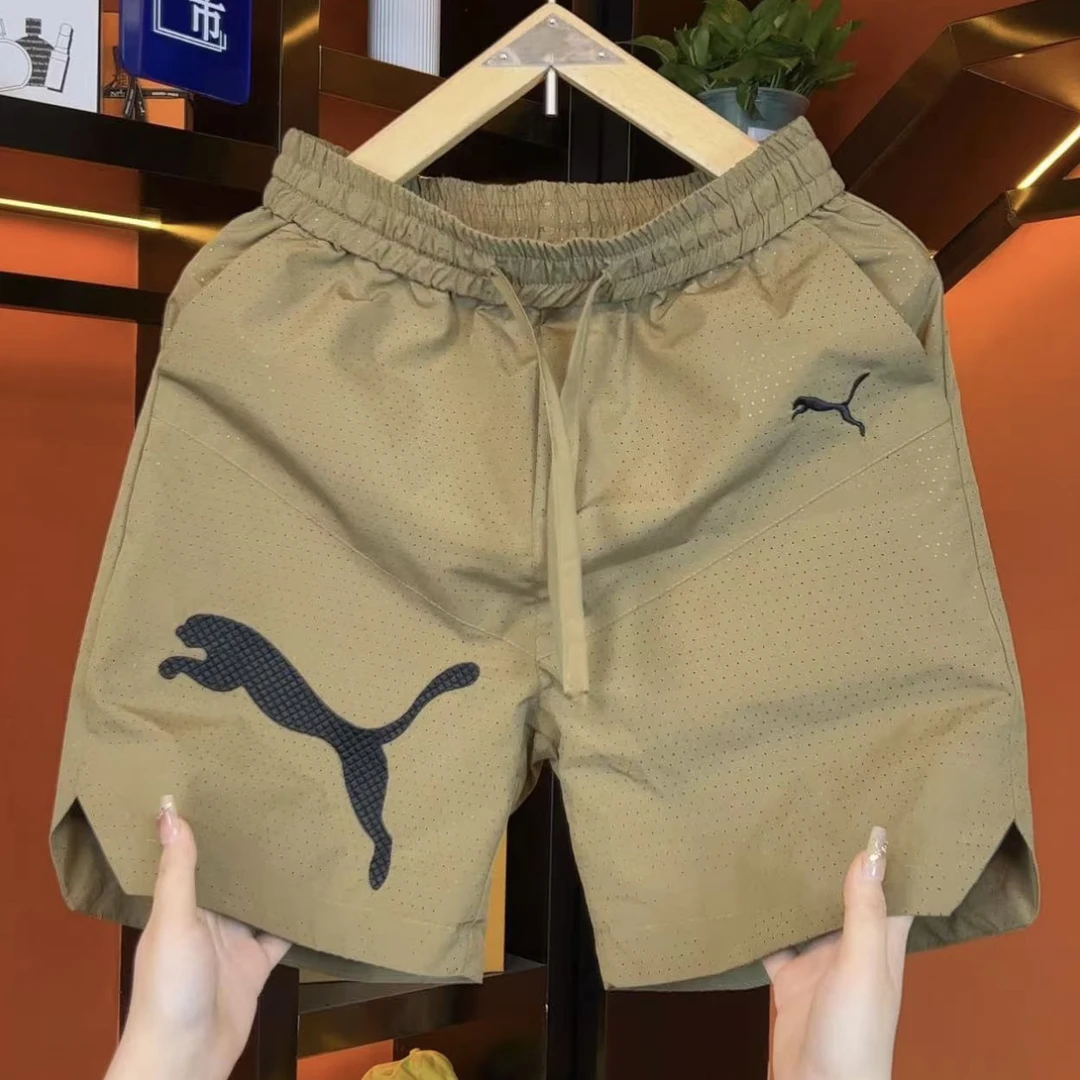 810夏季新款休闲透气打孔潮流时尚多色百搭透气短裤