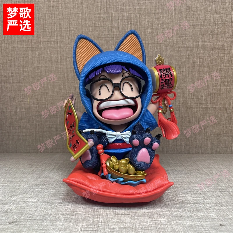 【梦歌严选】18cm招财猫阿拉蕾IQ博士可爱动漫潮玩GK手办模型摆件礼