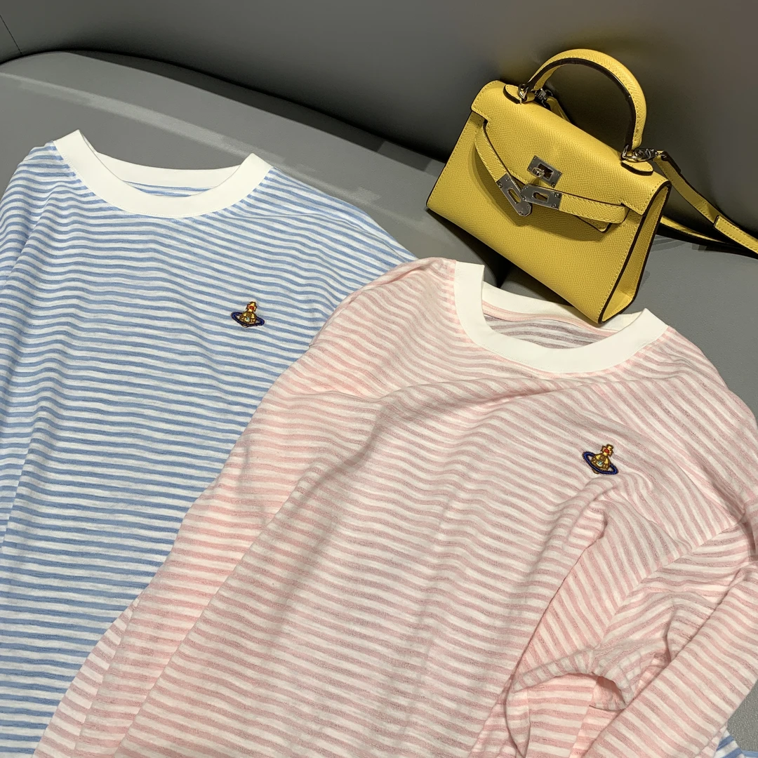 林爆爆专属【土星条纹薄t】T恤潮牌时尚休闲百搭设计感