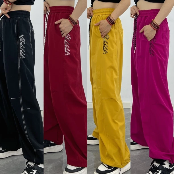 CX#528夏季轻薄款时尚速干休闲伞兵裤