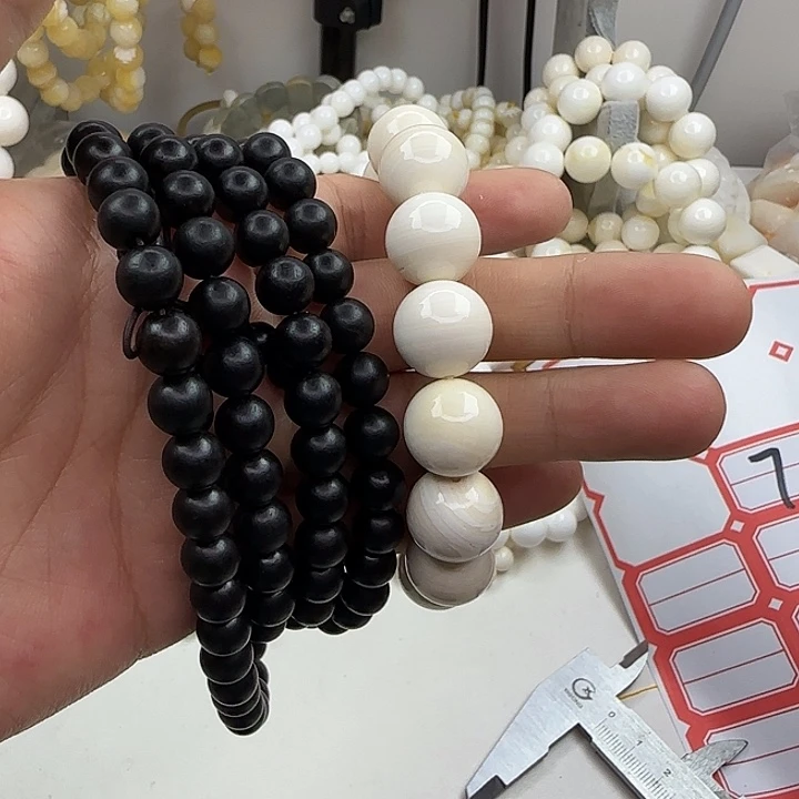 大果紫檀（缅甸花梨）木纹1.4手串