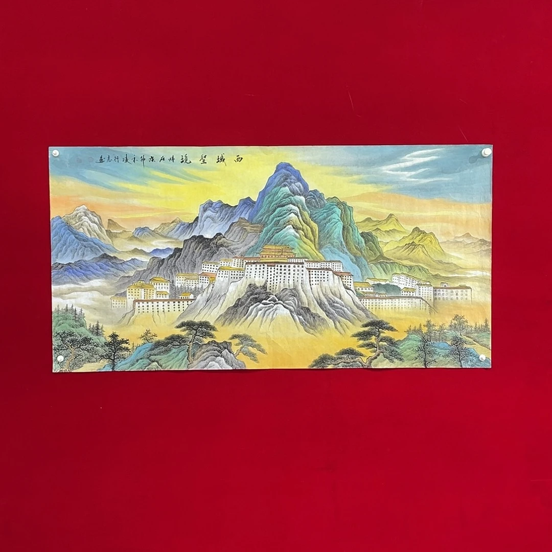 国画凌行志手绘作品