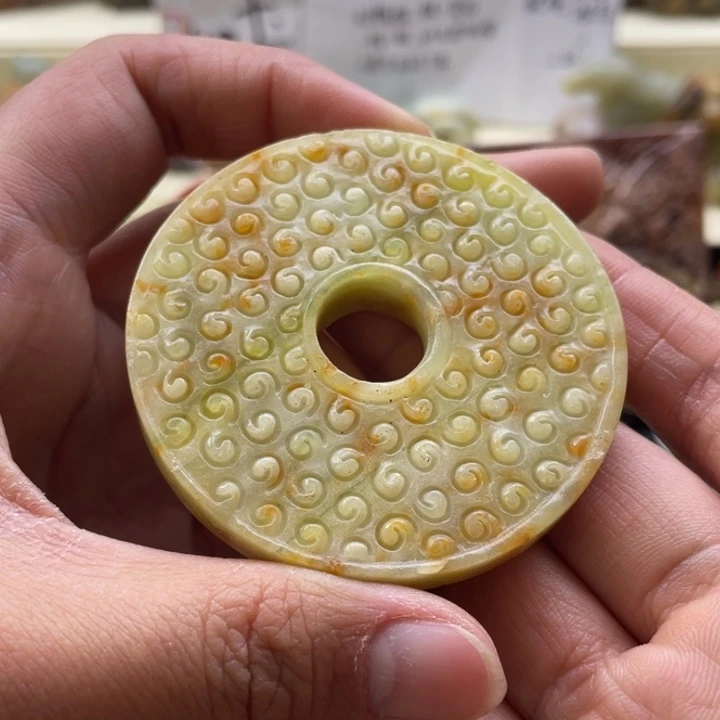 蛇纹石玉颈饰未镶嵌148