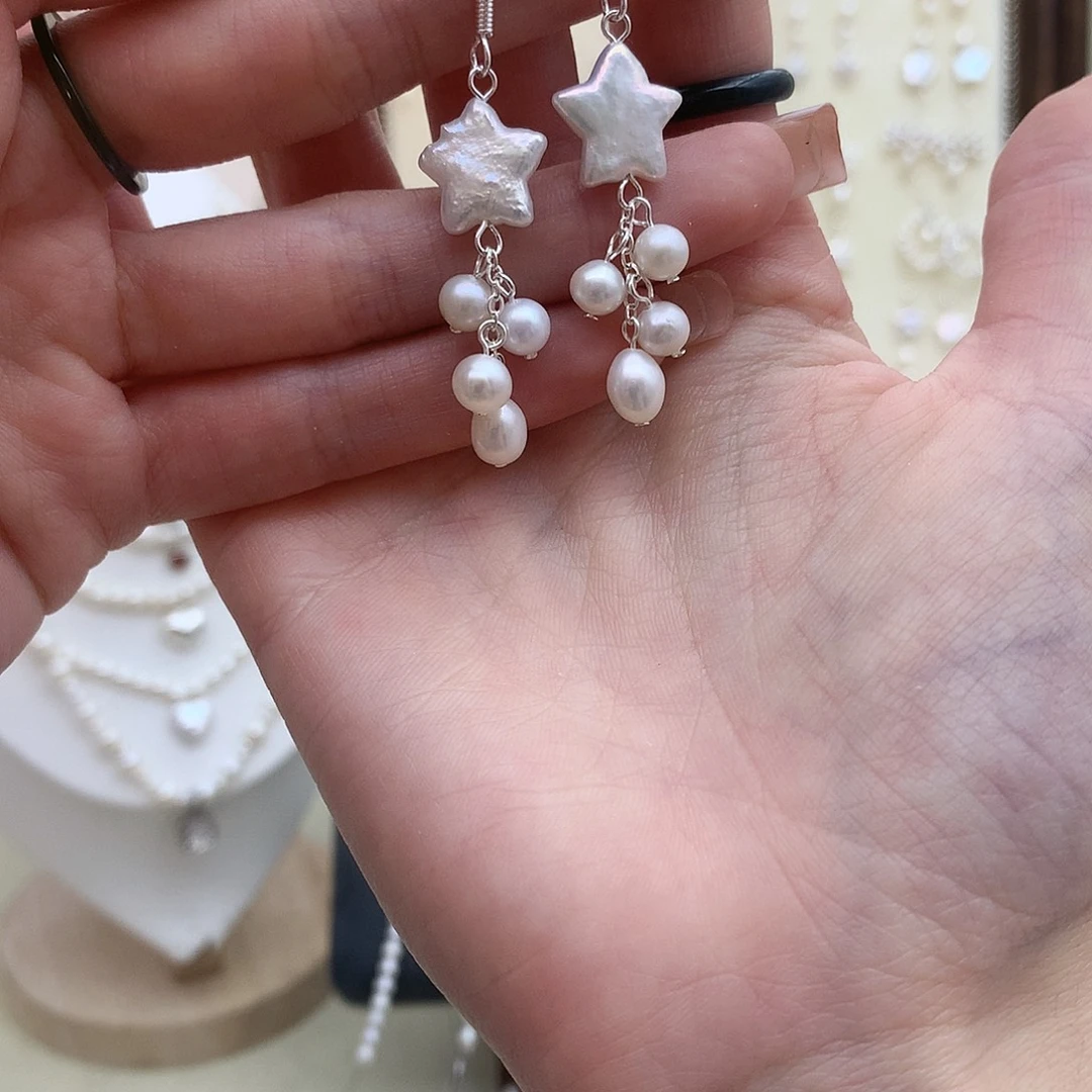 耳饰未镶嵌淡水珍珠