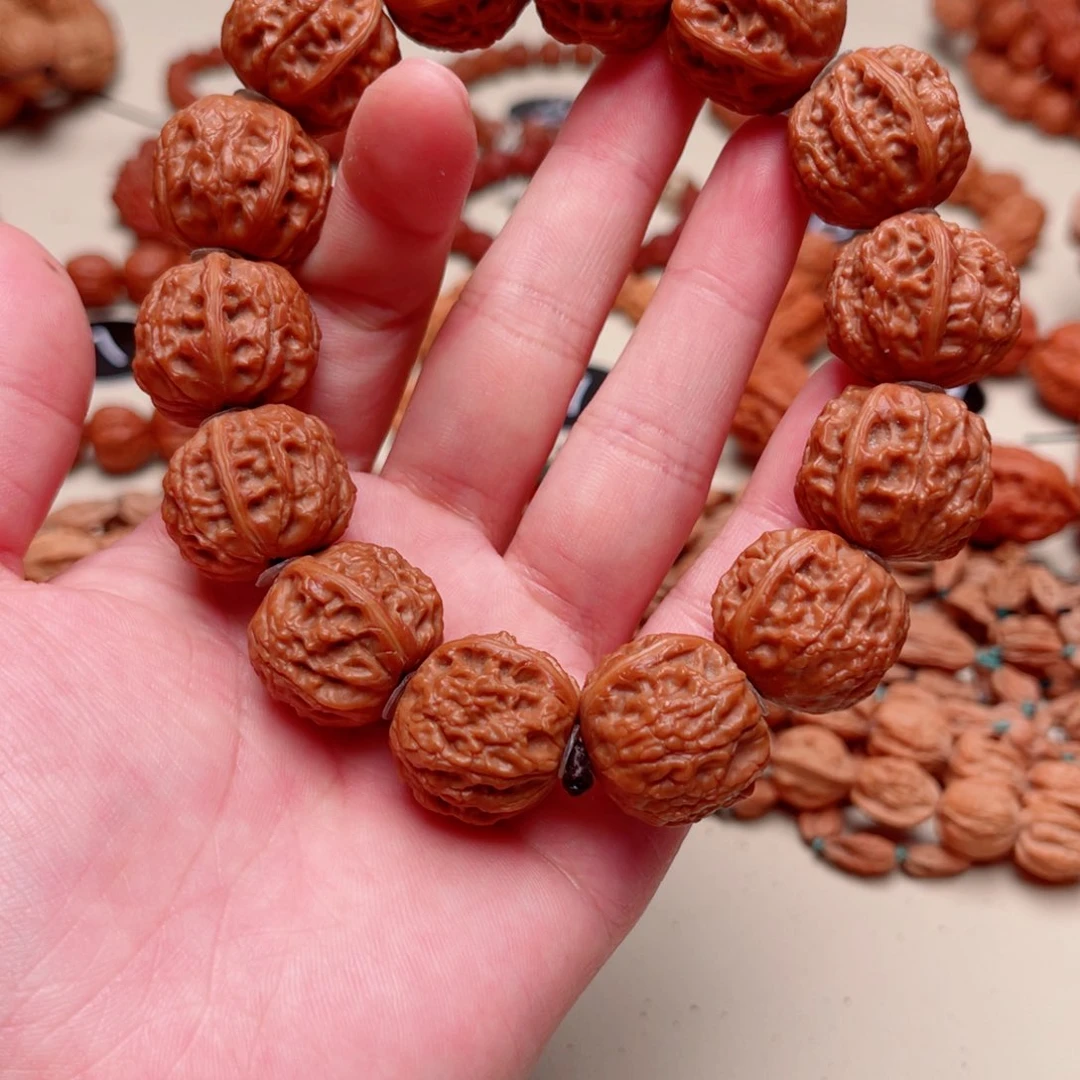 吊坠文玩核桃o**冒白狮子