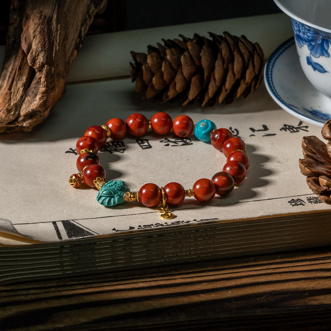 【世间臻宝】18K南红DIY手串/Q2068/多样性发一件/8mm+/13