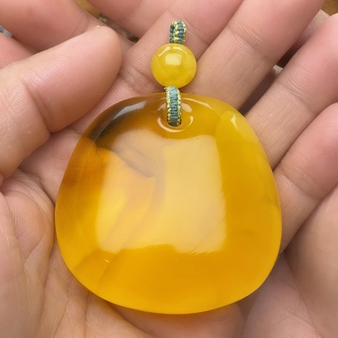 蜜蜡珠宝奇石未镶嵌天然蜜蜡精品吊坠