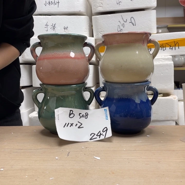 粗陶多肉花盆微瑕508