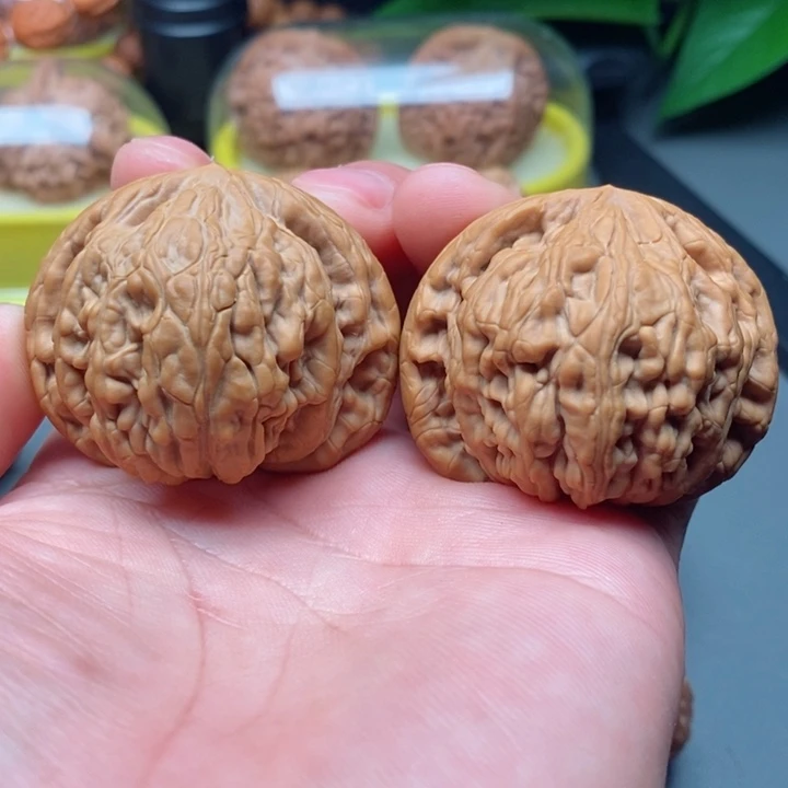 吊坠文玩核桃虎头王