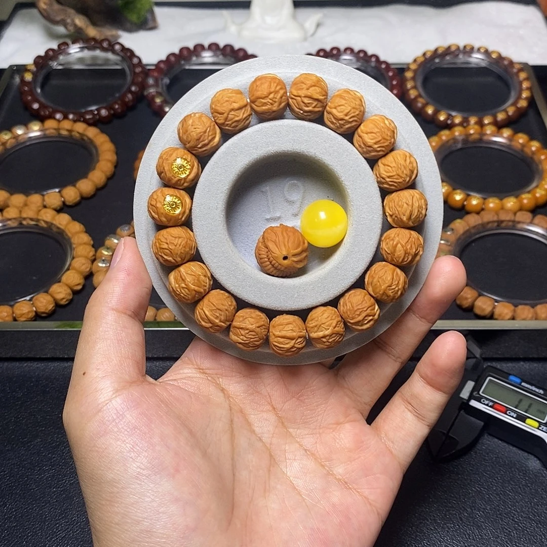 猴头核桃手串双标狂暴大毒液尺寸14左右全品33号