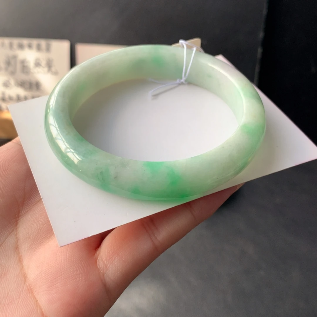 翡翠未镶嵌手镯36号59.4-12.2-9.1