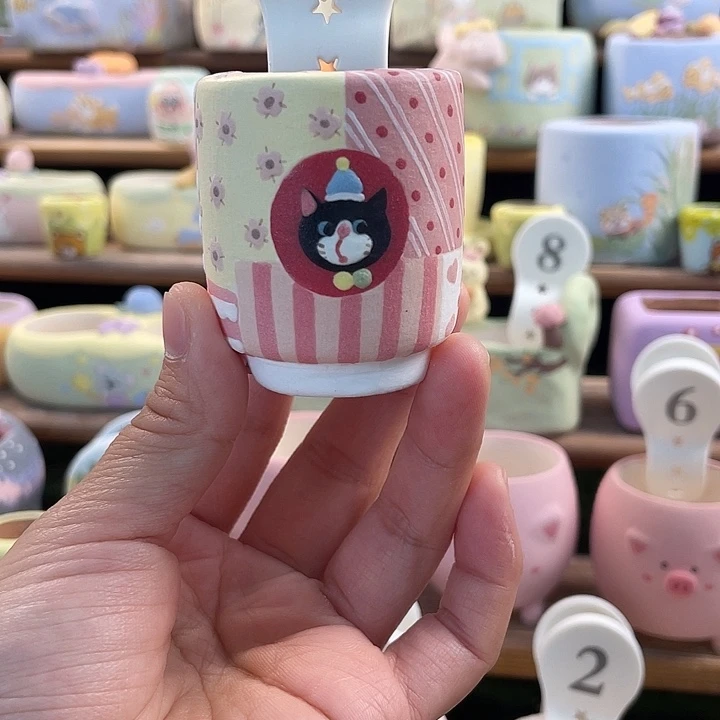 9…..手工手工花盆