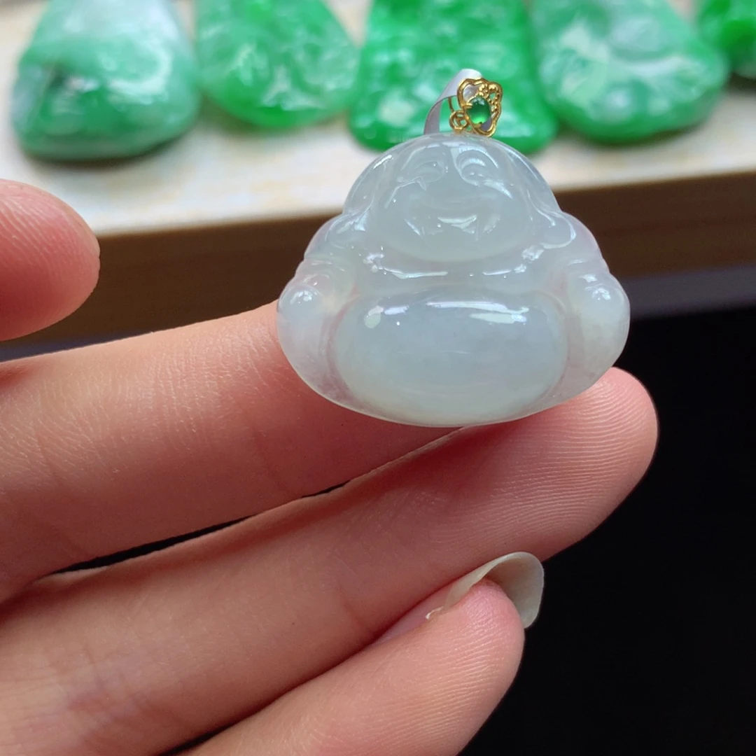 翡翠未镶嵌颈饰吊坠