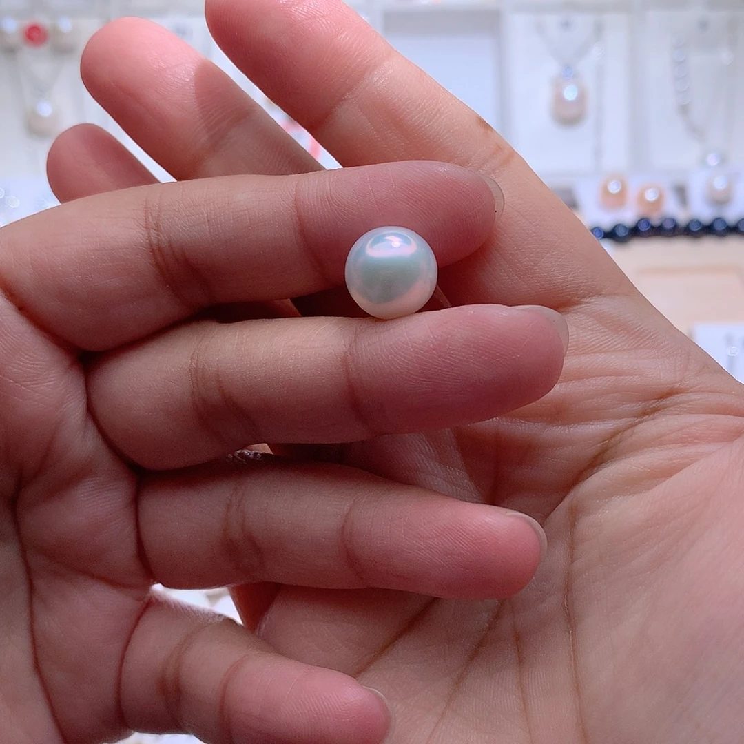 舟***银S925镶嵌颈饰淡水珍珠CC11.5mm