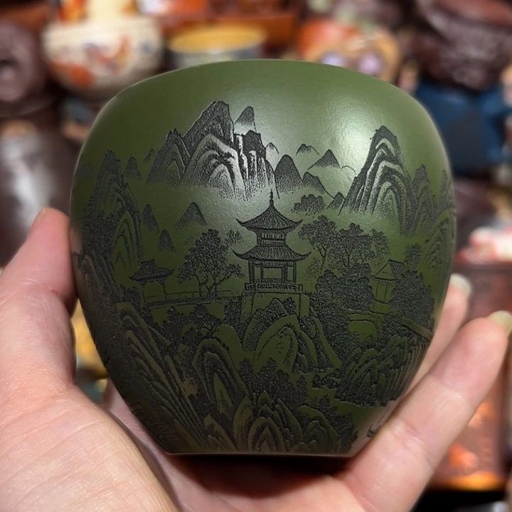 紫砂茶杯宜兴紫砂主人杯