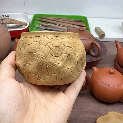 午***幻段泥茶案全手工主人杯