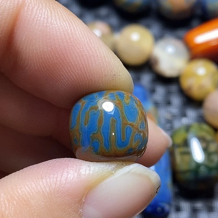清***伴玛瑙/玉髓未镶嵌颈饰