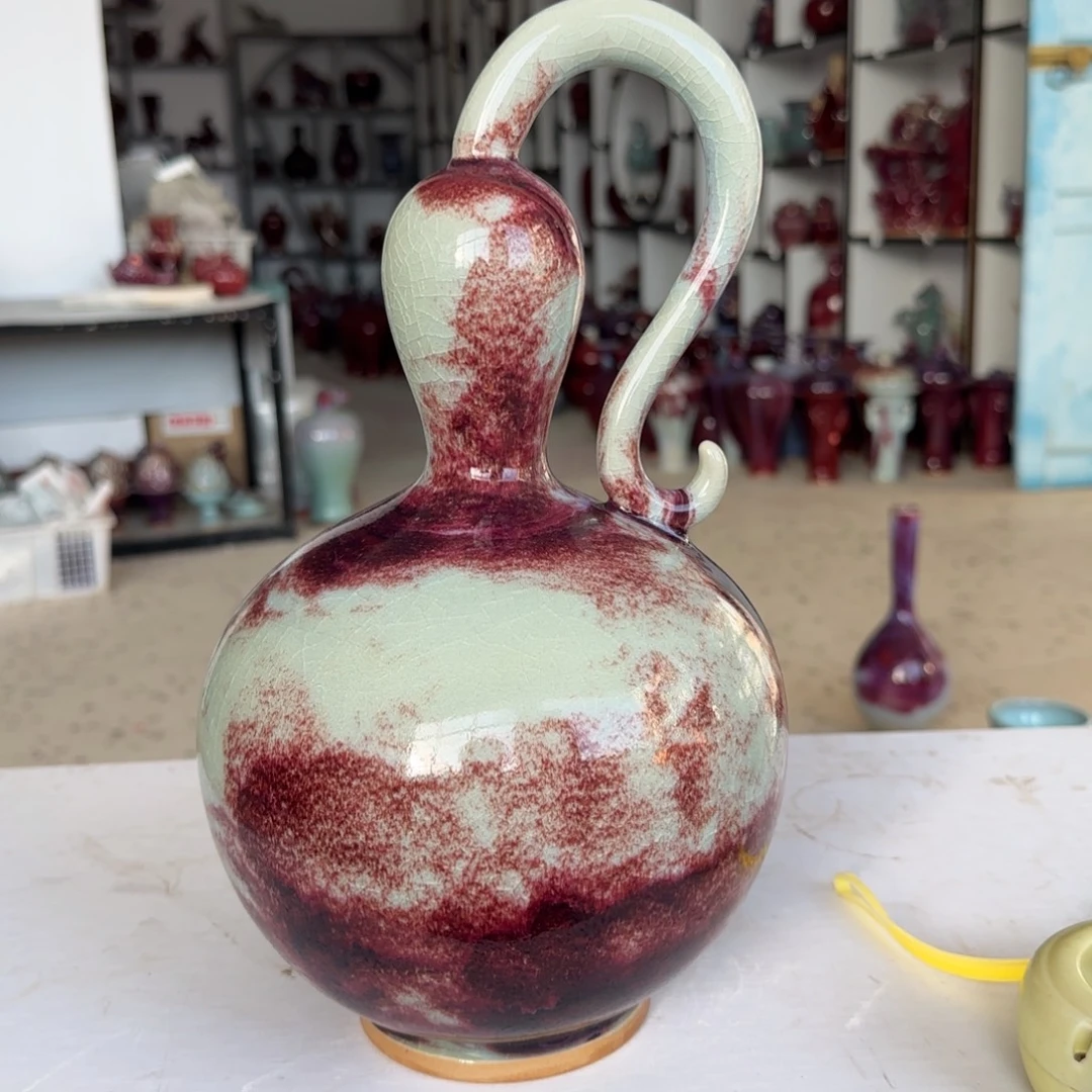 瓷摆件郑家钧窑摆件