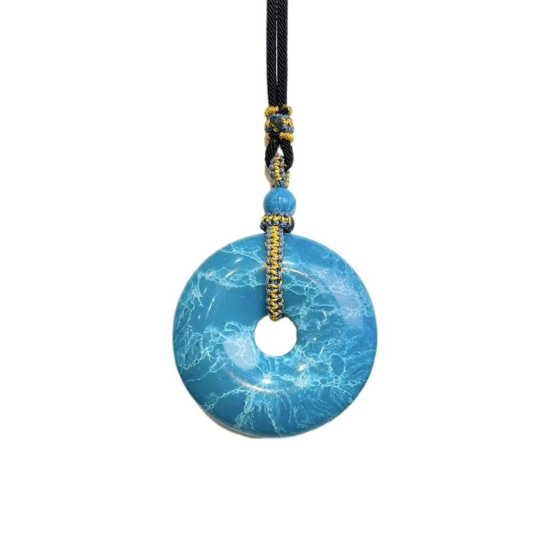 海纹石平安扣（赠绳） A28-248