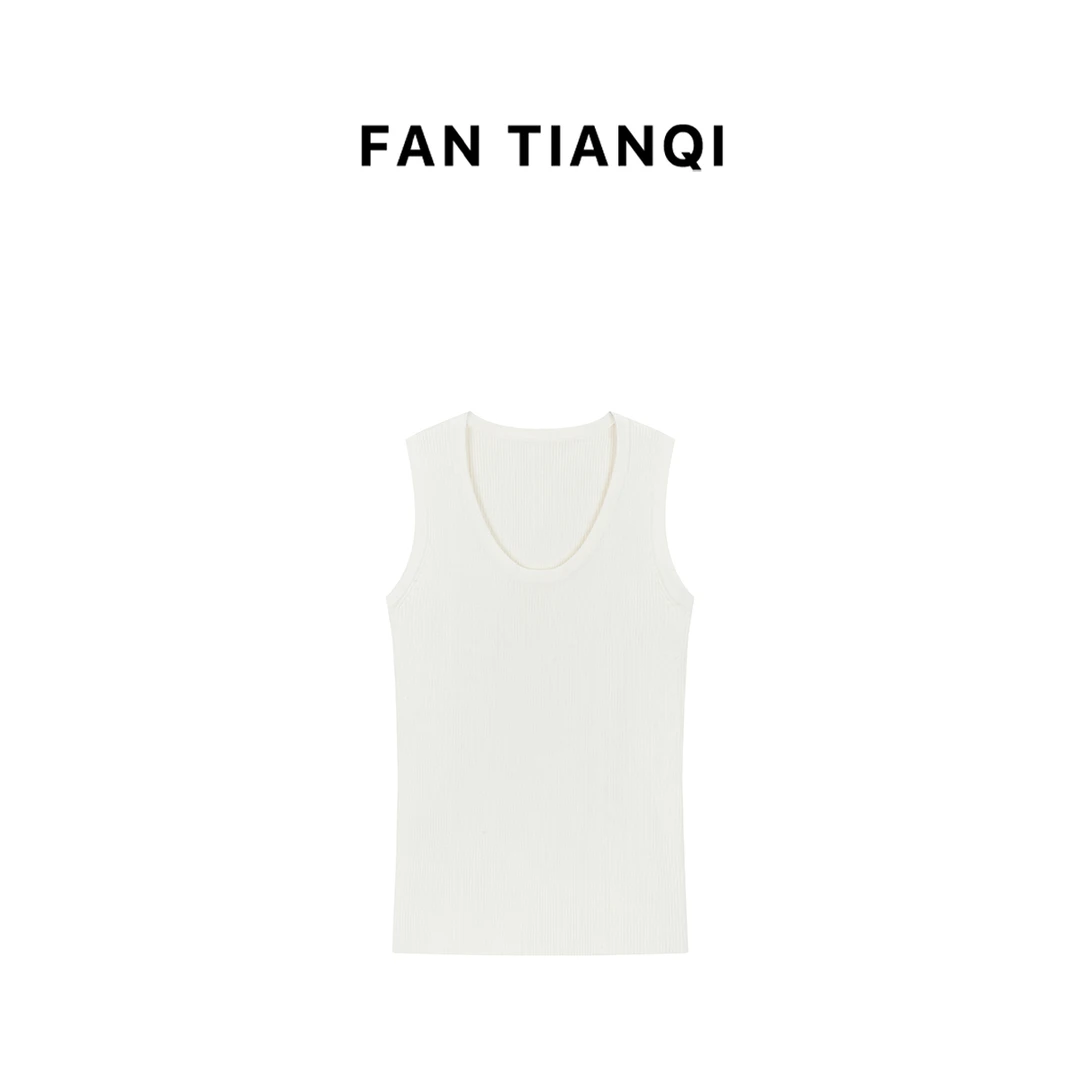 范天奇/FAN TIANQI【必囤背心】针织内搭背心FJVE51361