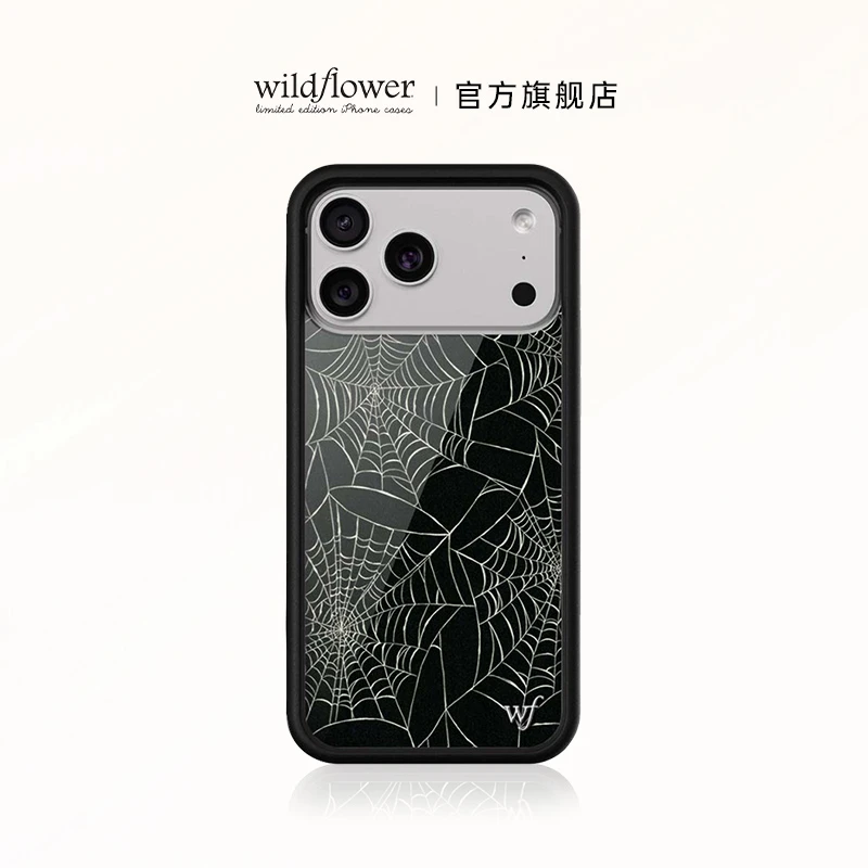 Wildflower小蜘蛛手机壳适用苹果iPhone16/15/14/Pro/Max保护套wf