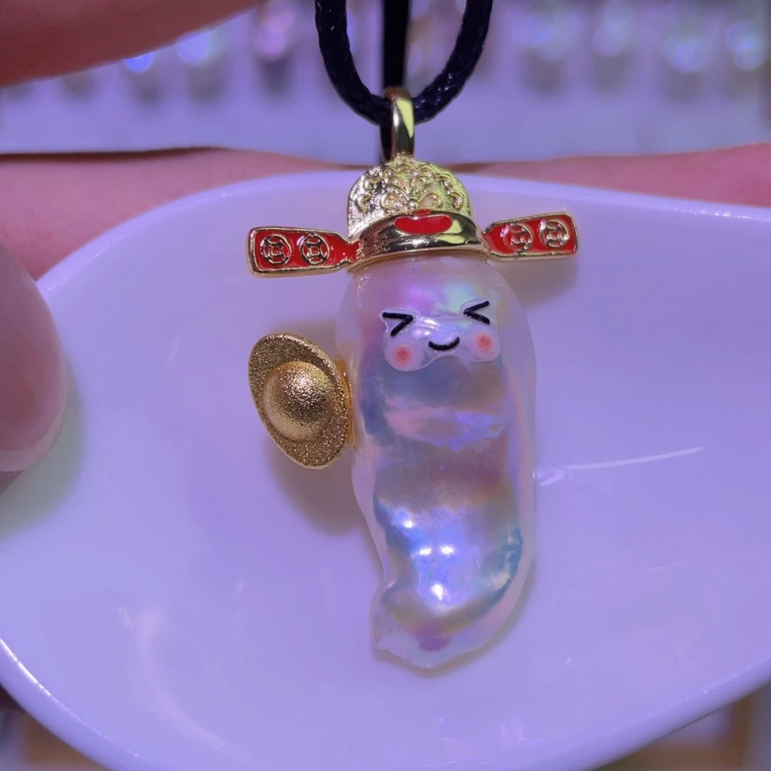未镶嵌淡水珍珠天然淡水珍珠吊坠