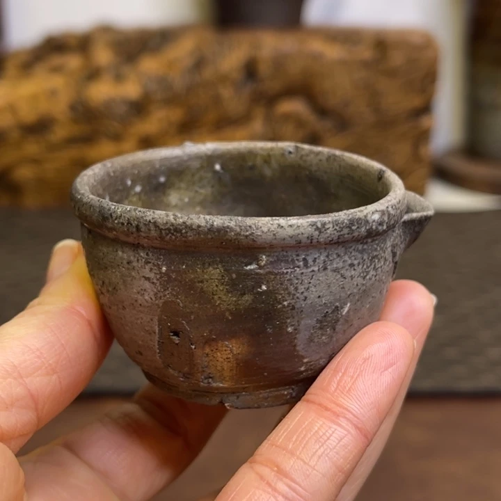 备前烧作品作品陶山公道杯