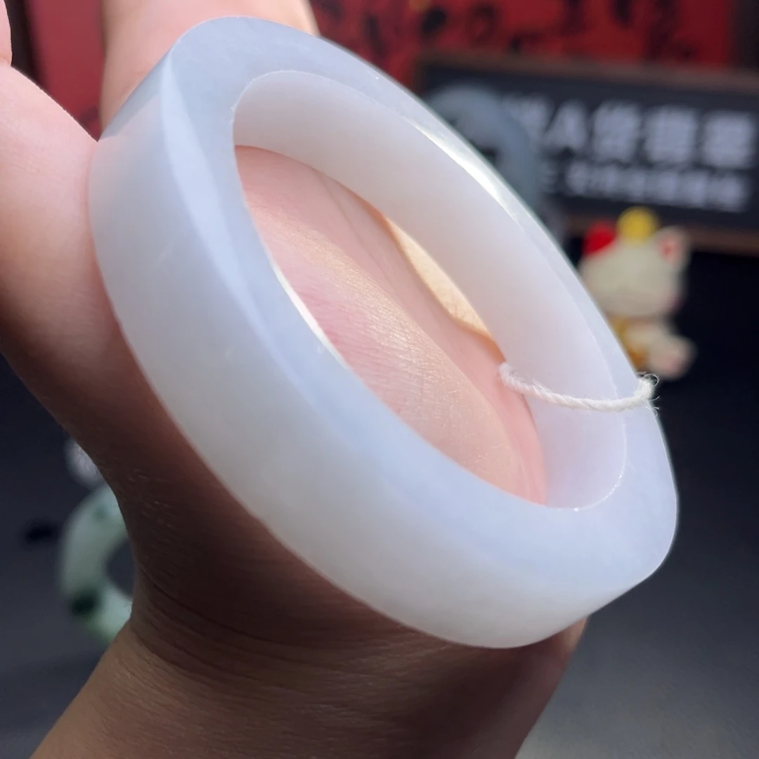 定制翡翠未镶嵌翡翠手镯定制孤品清仓特价57-60