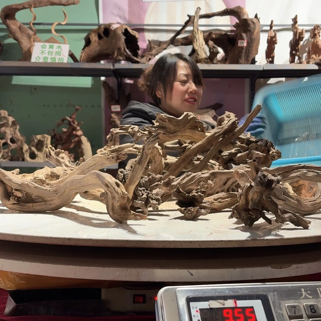 倍褚沉木不包损必褪色F****室7296玲珑木枝条