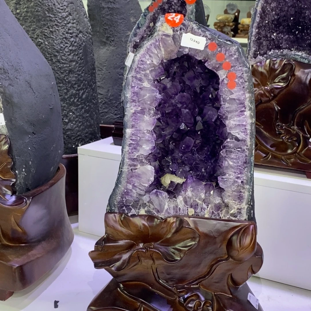 紫晶大型摆件（非配饰）未镶嵌
