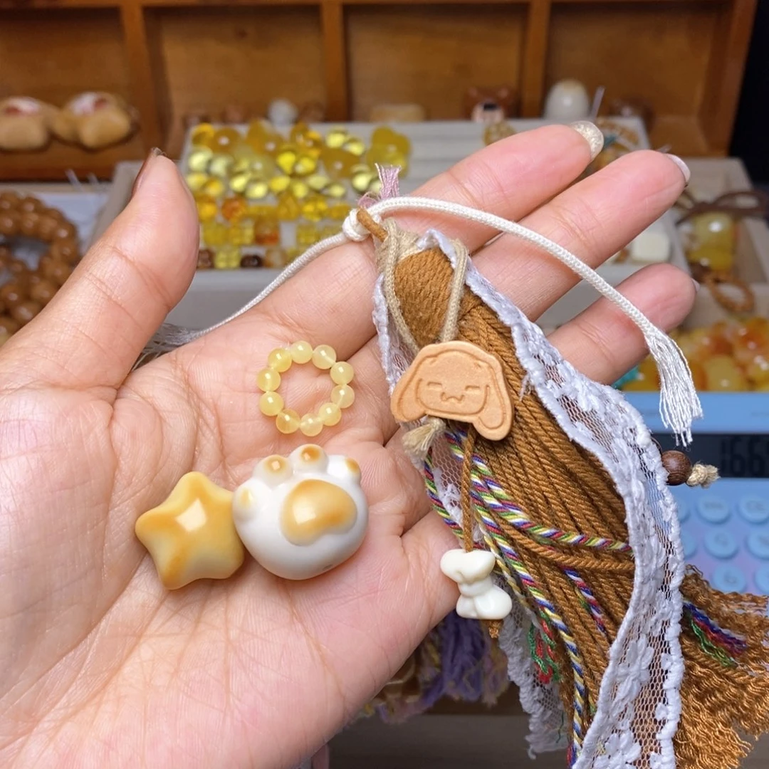 手串猴头核桃猫爪星星蜜卡焦糖玛奇朵