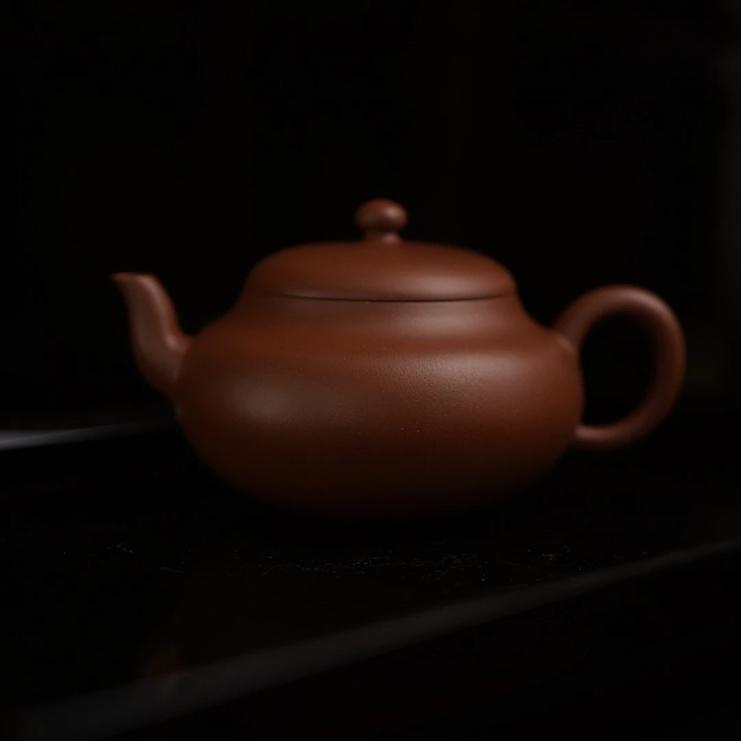 無間堂 | 缘聚壶  冯豪杰 全手精工 原矿老红泥 内推孔 210CC