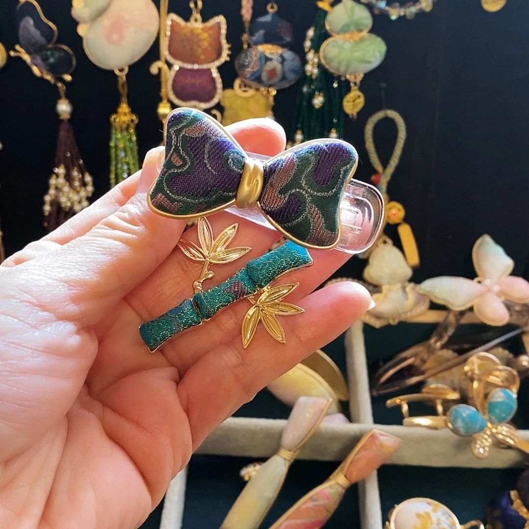 皮质铁合金发夹发卡头饰发饰