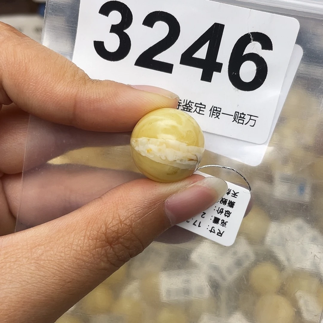 蜜蜡未镶嵌珠宝奇石17.2