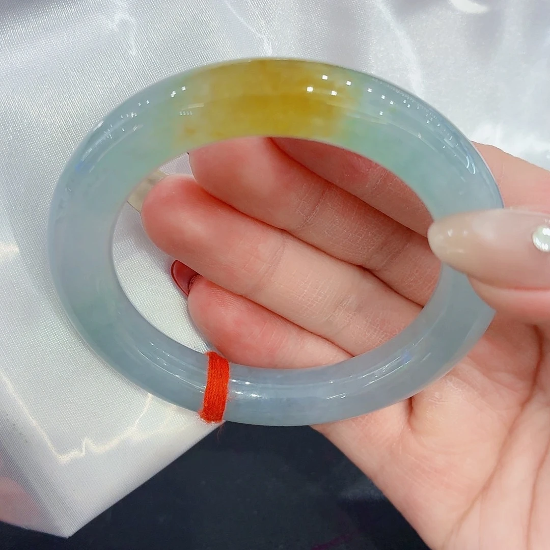 翡翠未镶嵌手镯翡翠52-54圈口（强推）