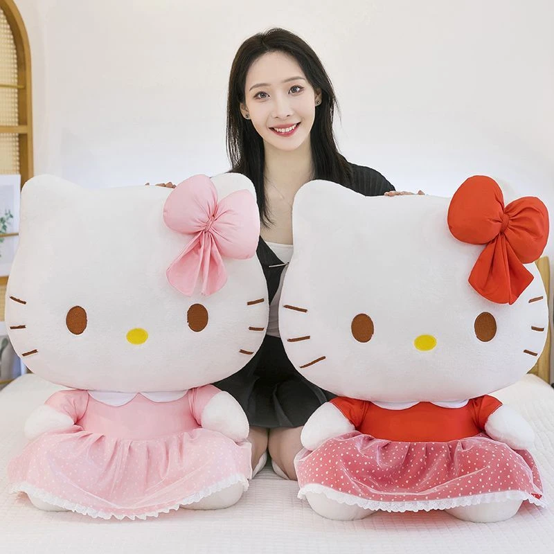 hellokitty公仔毛绒玩具可爱凯蒂猫哈喽KT玩偶娃娃儿童生日礼物女
