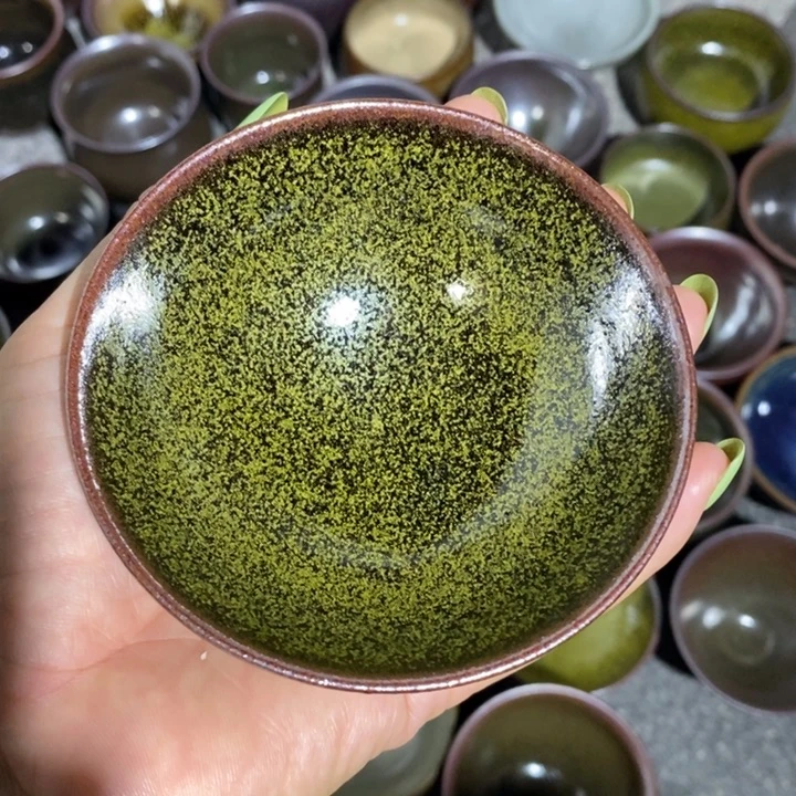 小***咪茶盏建阳建盏微瑕平口