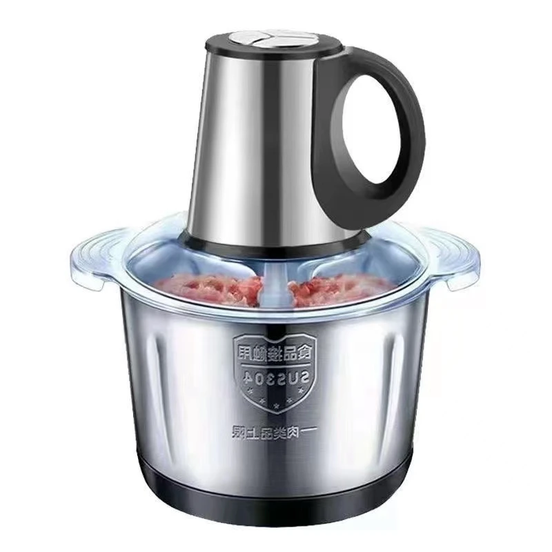 不锈钢电动绞肉机家用和面多功能料理肉馅绞菜榨油机