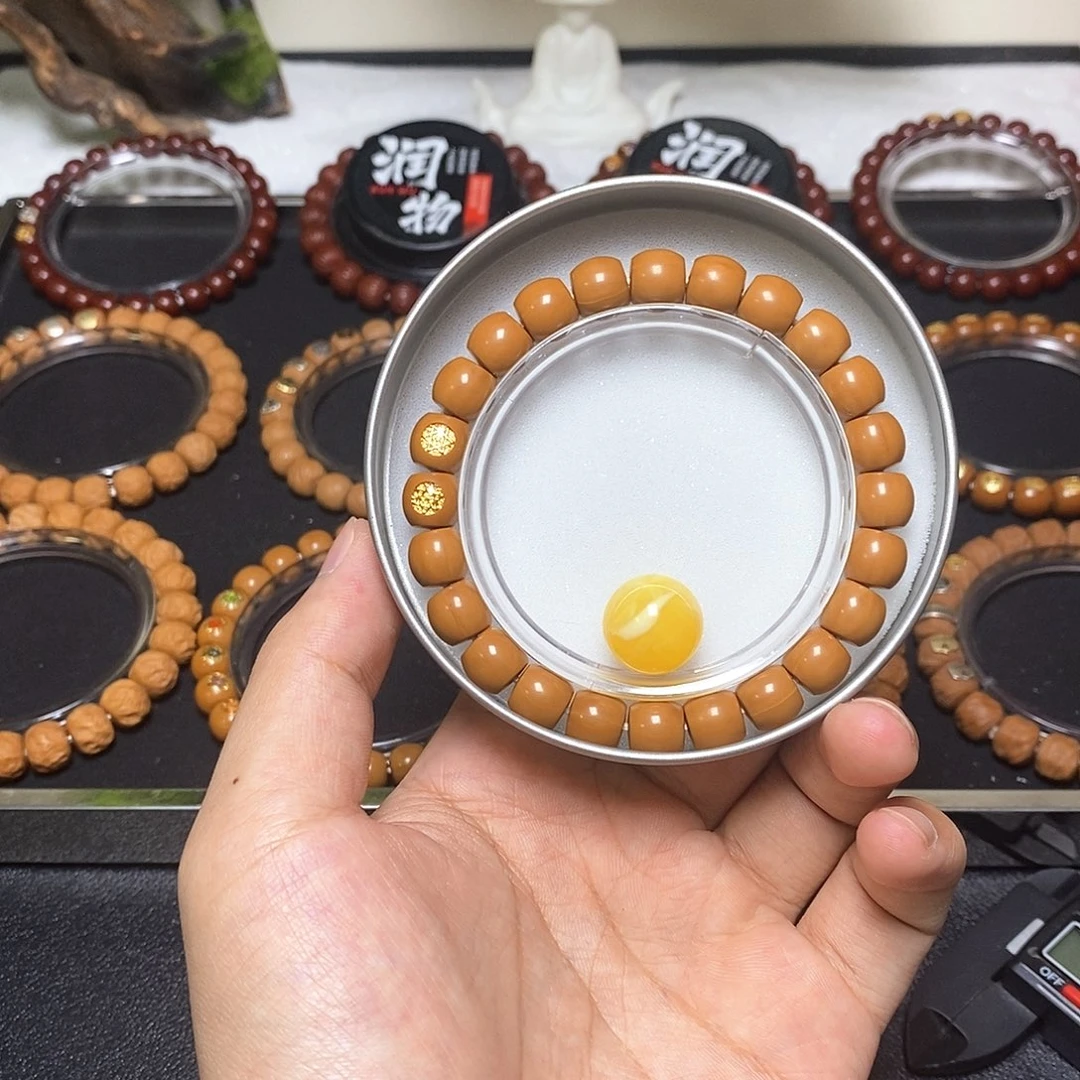 手串猴头核桃全品无暇六芒星直切尺寸10左右加配饰