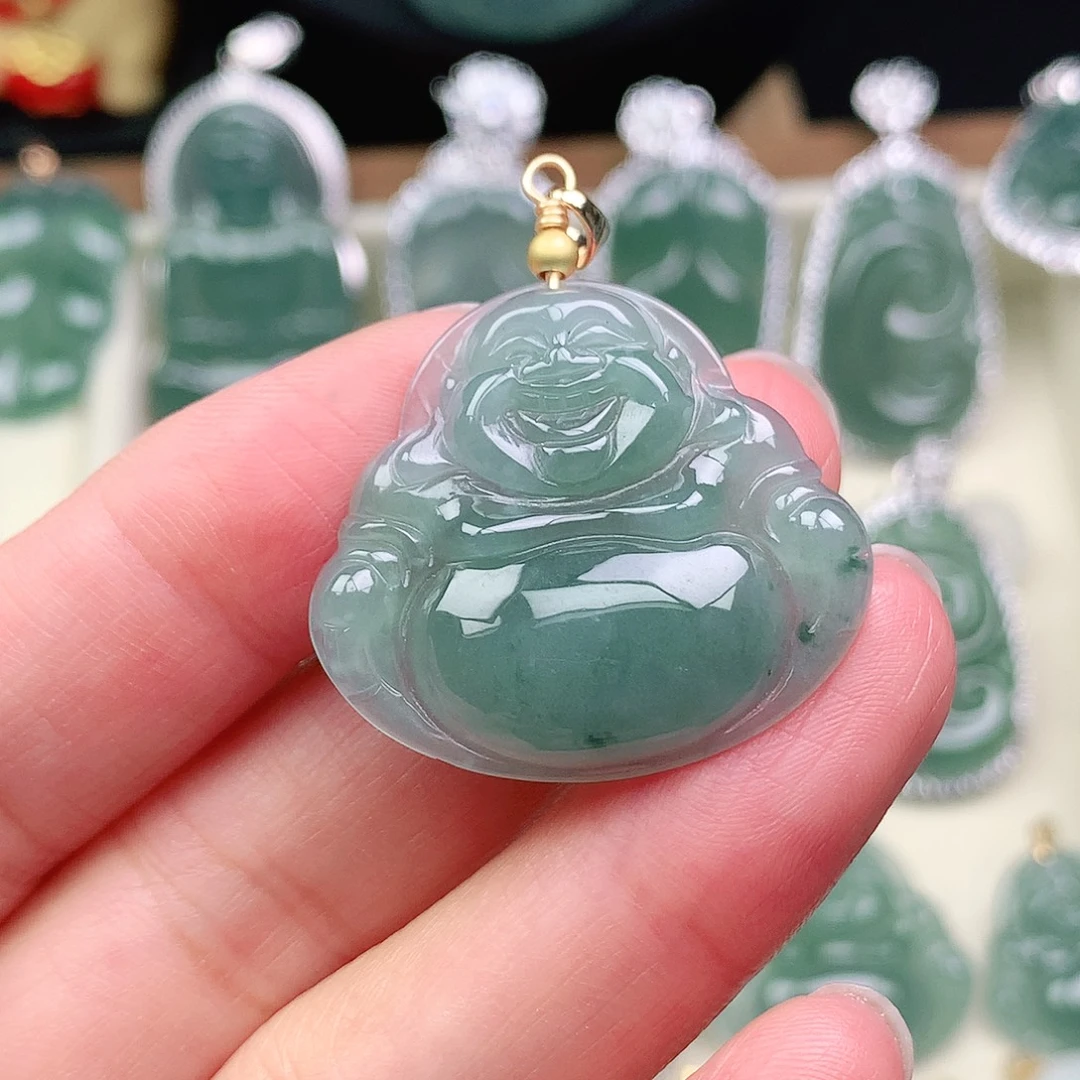 翡翠未镶嵌颈饰吊坠