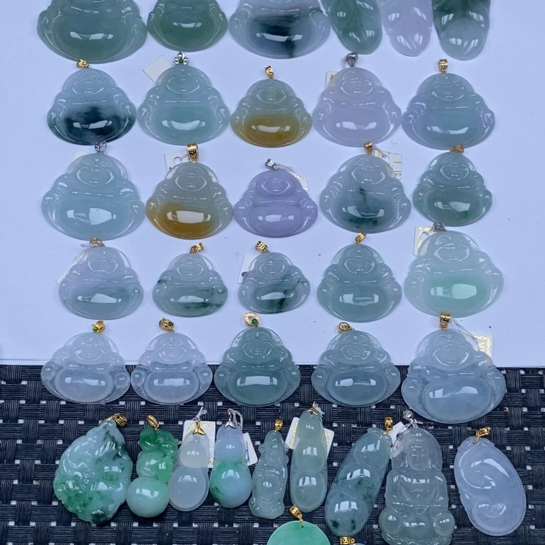 翡翠未镶嵌颈饰天然翡翠